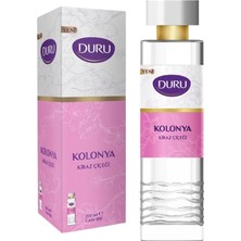 Duru 200 ml Cam Şişe Kolonya 3'lü Set, Bodrum Mandalinası, Kiraz Çiçeği, Okyanus Tazeliği