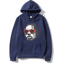 Rapçi Lil Bebek Yüz Grafik Baskılı Kapüşonlu   Vintage Boy Streetwear  M765