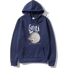 Fransa Metal Band Gojira Mars'tan Sirius Uçan Balinalar Müzik Albümü Grafik Hoodie  K598