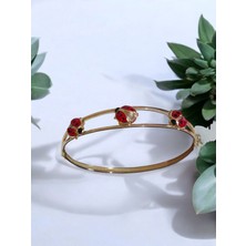 Altın Çocuk Bileziği Uğur Böcekli