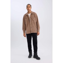 DeFacto Relax Fit Polar Uzun Kollu Gömlek A4782AX24WN