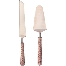 Porland Gina Kek Servis Takımı 2 Parça