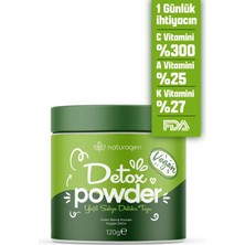 Naturagen Detoks Powder Vegan Yeşil Sebze Detoks Tozu 120 Gr