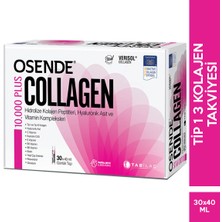 Osende 10000 Plus Beauty Collagen 30 Tüp 40 Ml + Hediye Diş Beyazlatıcı Köpük