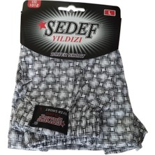 Işıklı Uçak Sedef Yıldızı Empirme Desenli Boxer