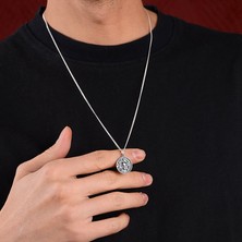 Ebrar Silver Gümüş Boğa Burcu Kolye 925 Ayar Gümüş Boğa Burç Unisex Kolye