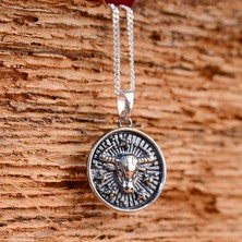 Ebrar Silver Gümüş Boğa Burcu Kolye 925 Ayar Gümüş Boğa Burç Unisex Kolye