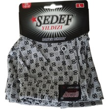 Işıklı Uçak Sedef Yıldızı Empirme Desenli Boxer
