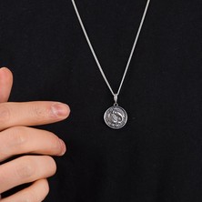 Ebrar Silver Gümüş Balık Burcu Kolye 925 Ayar Gümüş Balık Burç Unisex Kolye