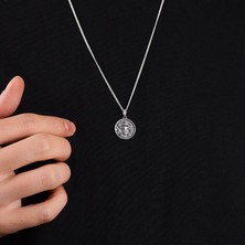 Ebrar Silver Gümüş Boğa Burcu Kolye 925 Ayar Gümüş Boğa Burç Unisex Kolye