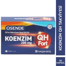 Osende Koenzim Qh Fort 30 Yumuşak Kapsül + Hediye Diş Beyazlatıcı Köpük