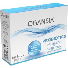 Ogansia Probiyotik ve Prebiyotik Takviye Edici Gıda 60 g 20x3 g