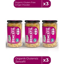 Ekoloji Market Organik Glutensiz Zencefil 70 gr X3 / Organic Gluten-Free Ginger 70 gr X3