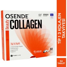 Osende Collagen Beauty 64 Çiğneme Tableti + Hediye Diş Beyazlatıcı Köpük