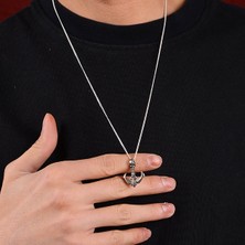 Ebrar Silver Gümüş Çapa Kolye 925 Ayar Gümüş Çapa Figürlü Erkek Kolye