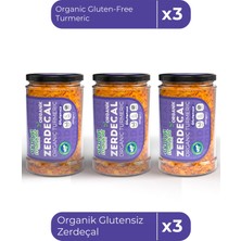 Ekoloji Market Organik Glutensiz Zerdeçal 100 gr X3 / Organic Gluten-Free Turmeric 100 gr X3