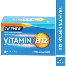 Osende Metilkobalamin B12 60 Tablet + Hediye Diş Beyazlatıcı Köpük