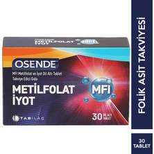 Osende Mfi Metilfolat Iyot Içeren 30 Dil Altı Tablet + Hediye Diş Beyazlatıcı Köpük