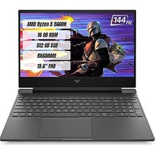 Hp Victus 15-FB0017NT 7N5R1EA Ryzen 5 5600H 16 GB 512 GB SSD RX6500M 15.6" W11 Full Hd Gaming Laptop