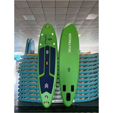 Skatinger Yeşil Voyager 320 x 82 x 15 cm Touring Sup Paddle Board - Tam Set Isup