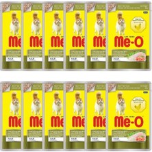 Me-O Pouch Tavuklu Pirinçli ve Yengeçli Kedi Maması 80 gr 12'li