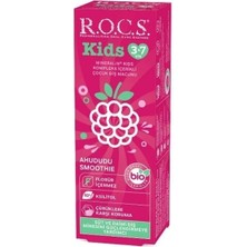 R.O.C.S. Kids Diş Macunu Ahududu Smoothie Tadında Florürsüz 3-7 Yaş 45 gr