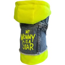 Ziggy Dog  Köpek Kıyafeti Kot Yelek Fosforlu Neon