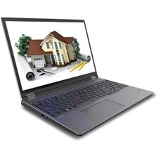 Lenovo 16" P16 V1 21D60012TX Core I7 12800HX-128GB Ddr5 Ram-2tb Nvme-4gb Rtx A1000-W11 Dg 2560X1600