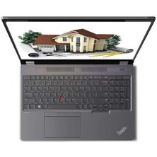 Lenovo 16" P16 V1 21D60012TX Core I7 12800HX-128GB Ddr5 Ram-2tb Nvme-4gb Rtx A1000-W11 Dg 2560X1600