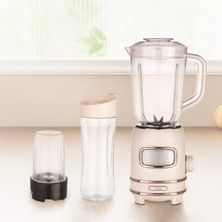 Fressi FR-BL01 Retroblend Öğütücülü Smoothie Şişeli Retro Blender Seti