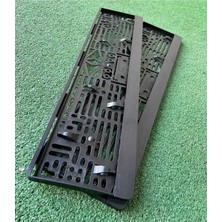 Boş Yazısız Siyah Çıta, Siyah Kasa Oto Plakalık 1 Çift (2ADET)UYUMLU