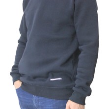 Modrenza Bisiklet Yaka Şardonlu Sweatshirt