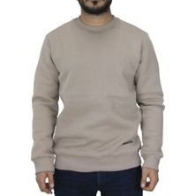 Modrenza Bisiklet Yaka Şardonlu Sweatshirt