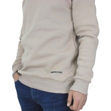Modrenza Bisiklet Yaka Şardonlu Sweatshirt