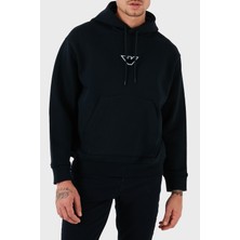 Emporio Armani % 100 Pamuk Logolu Regular Fit Kapüşonlu Sweat Erkek Sweat 6D1M93 1jtaz 0985