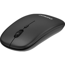 Everest SM-BT12 Siyah 2,4 Ghz + Bt Kablosuz Mouse