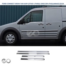 Ebal Oto Ford Connect Krom Yan Kapı Çıtası 4 Kapı 2002-2014 (Uzun Şase) P.Çelik