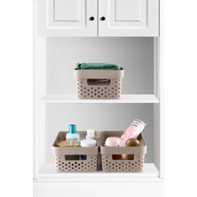 Nandy Home 3 Parça 4,5ltçok Amaçlı Düzenleyici Penta Köşeli Sepet