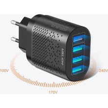 Uslion 4 Port 48W Qc 3.0 Hızlı Şarj Başlık Adaptörü