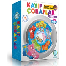 Circle Toys Kayıp Çoraplar Eşleştirme Kart Oyunu - 12'li Geometrik Yumurta Eşleme 2'li Set