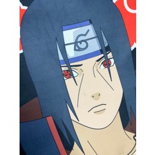 Yaya Dizayn Anime Itachi Desenli Dijital Baskılı Dekoratif Kırlent Kılıfı ve Yastık