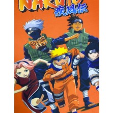 Yaya Dizayn Anime Naruto Desenli Dijital Baskılı Dekoratif Kırlent Kılıfı ve Yastık