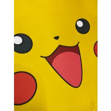 Yaya Dizayn Pokemon Pikachu Desenli Dijital Baskılı Dekoratif Kırlent Kılıfı ve Yastık