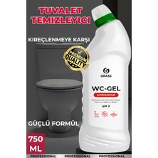 Grass Wc-Gel Professional Tuvalet Temizleyici ve Ağır Kirler Için Klozet Temizlik Ürünü 750 ml