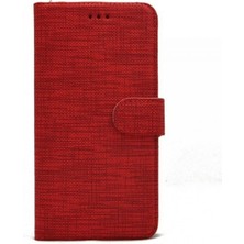 Nihcase Huawei P30 Kılıf Holster Canvas Kartlıklı Fabric Cüzdan