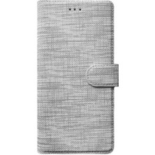 Nihcase Apple iPhone 13 Kılıf Holster Canvas Kartlıklı Fabric Cüzdan