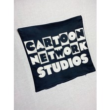 Yaya Design Co Cartoon Network Studios Desenli Dekoratif Dijital Baskılı Kırlent Kılıfı ve Yastık