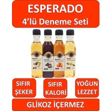 Esperado 60 ml Kahve ve Kokteyl Şurubu 4'lü Deneme seti