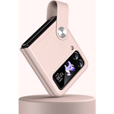 Nihcase Samsung Galaxy Z Flip 3 Kılıf Skinfeel Shockproof El Tutmalı Standlı Kapak