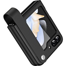 Nihcase Samsung Galaxy Z Flip5 Kılıf Skinfeel Shockproof El Tutmalı Standlı Kapak